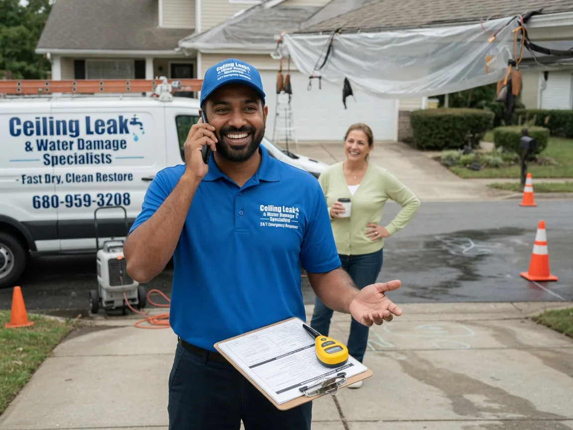 Ceiling Leak Cleanup Burlington, KY FAQs